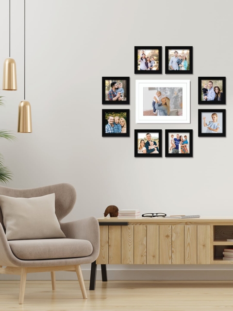 

RANDOM Set Of 9 Black & White Individual Photo Frames
