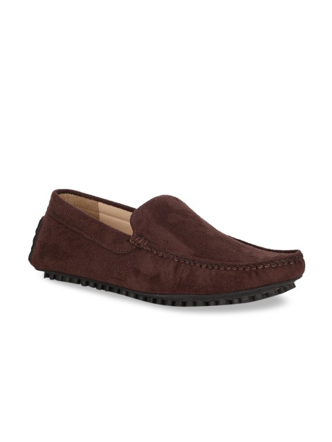 

Bruno Manetti Men Brown Suede Driving Shoes