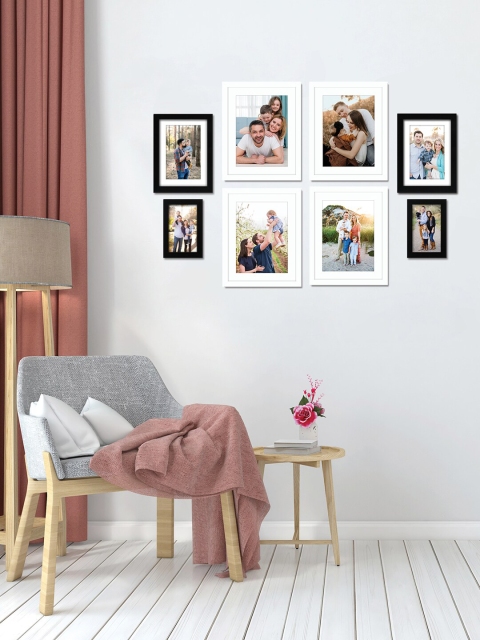 

RANDOM Set Of 8 Black & White Individual Photo Frames