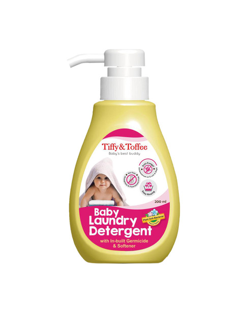 

Tiffy & Toffee Kids White Baby Laundry Detergent with In-Built Germicide and Softener