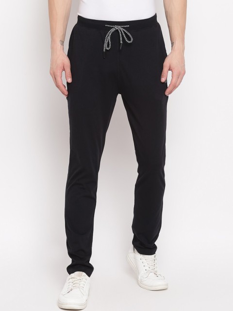 

Richlook Men Black Solid Track Pants