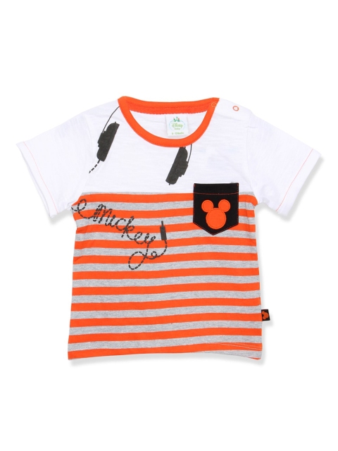 

Disney Boys Multicoloured Mickey Mouse Striped T-shirt, Multi