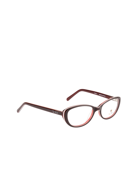 

Ted Smith Women Maroon & Gold-Toned Full Rim Cateye Frames