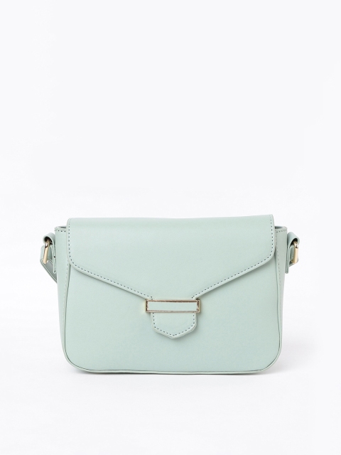 

CODE by Lifestyle Sea Green Structured Sling Bag