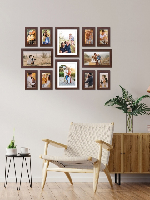 

RANDOM Set Of 12 Burgundy Individual Photo Frames