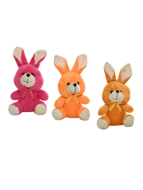 

DukieKooky Unisex Kids Set Of 3 Little Bunny Soft Toy, Pink