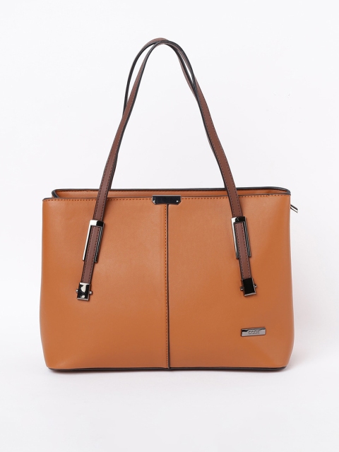 

CODE by Lifestyle Tan Structured Handheld Bag