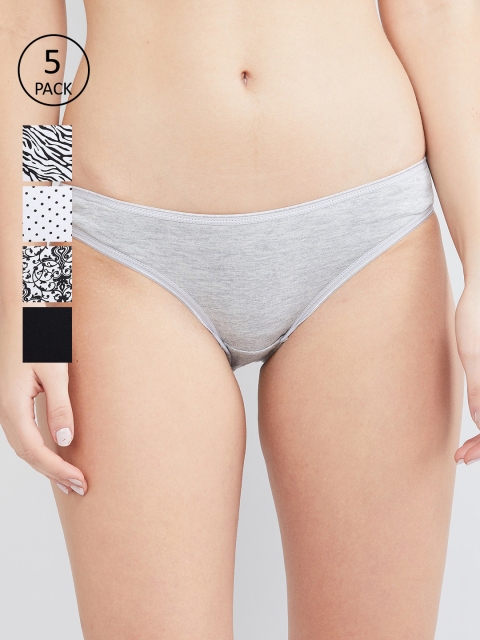

max Women Pack Of 5 Assorted Pure Cotton Bikini Briefs 1000008564762
