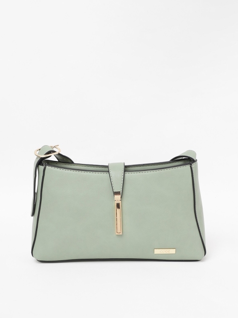 

CODE by Lifestyle Olive Green Structured Sling Bag