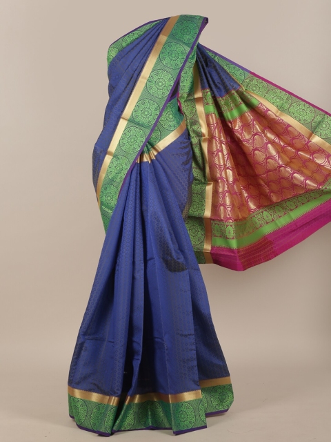 

Pothys Blue & Pink Ethnic Motifs Zari Art Silk Saree