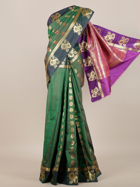 

Pothys Green Ethnic Motifs Art Silk Saree