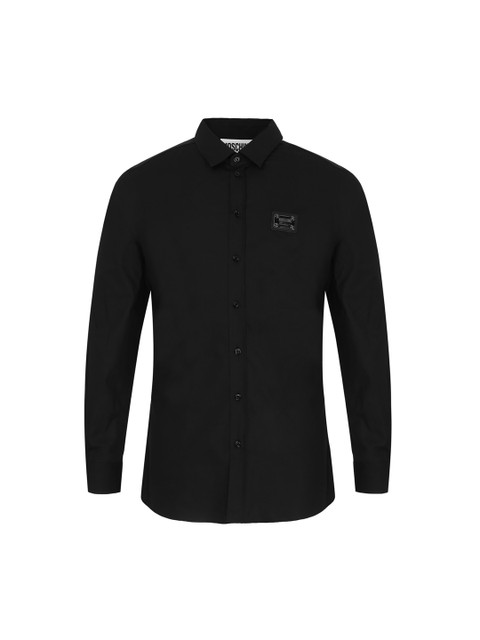 

MOSCHINO COUTURE Men Black Casual Shirt
