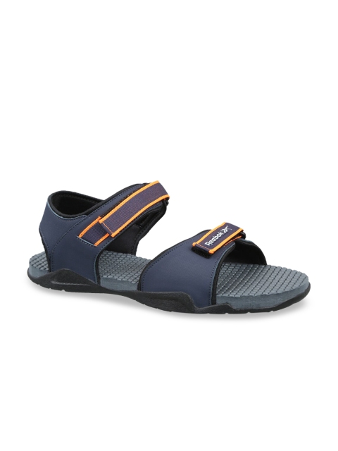 

Reebok Men Navy Blue & Orange FLEXCONNECT LP Sandals