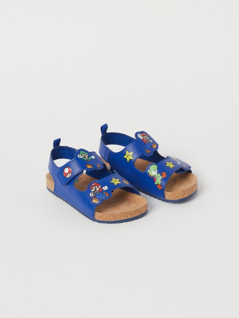 

H&M Girls Blue Motif-Detail Sandals