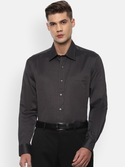 

Van Heusen Men Black Casual Shirt
