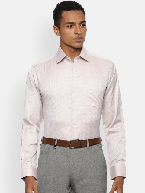 

Van Heusen Men Beige Casual Shirt