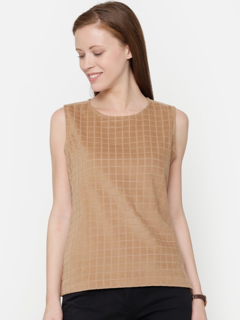 

CINNAMON CLOSET Brown Regular Top