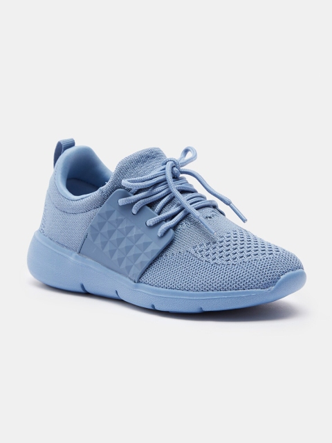 

shoexpress Girls Blue Woven Design Training Non-Marking Shoes