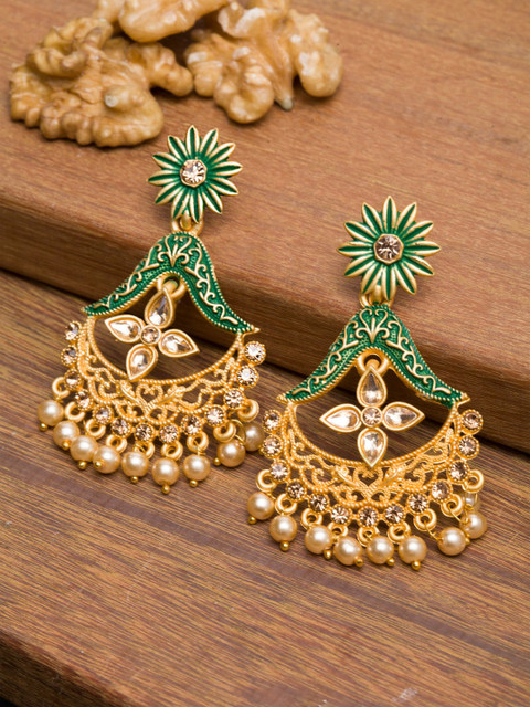 

PANASH Gold Contemporary Drop Earrings