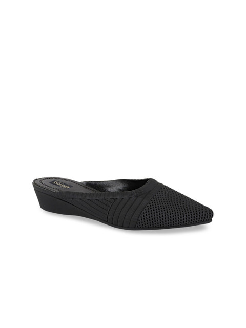 

Shoetopia Women Black Mules Flats