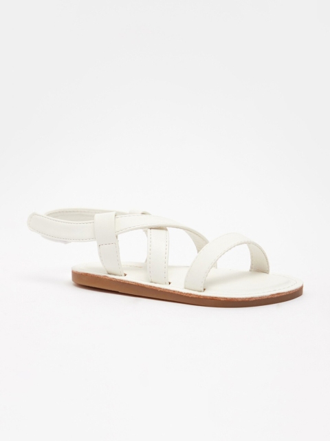 

shoexpress Boys White & Beige PU Comfort Sandals