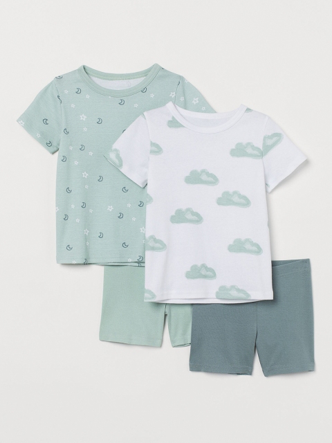 

H&M Boys Pack of 2 Jersey Pyjamas, White
