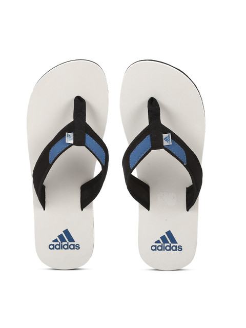 

ADIDAS Men White & Black Thong Flip-Flops