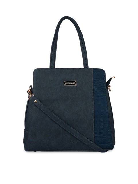 

Bellissa Blue PU Structured Handheld Bag