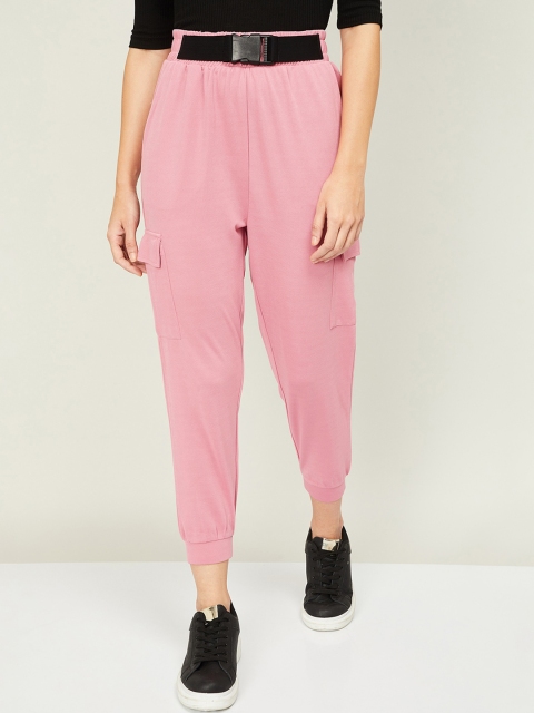 

Ginger by Lifestyle Women Pink Joggers Trousers