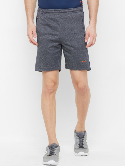 

Black Panther Men Blue Mid-Rise Regular Shorts