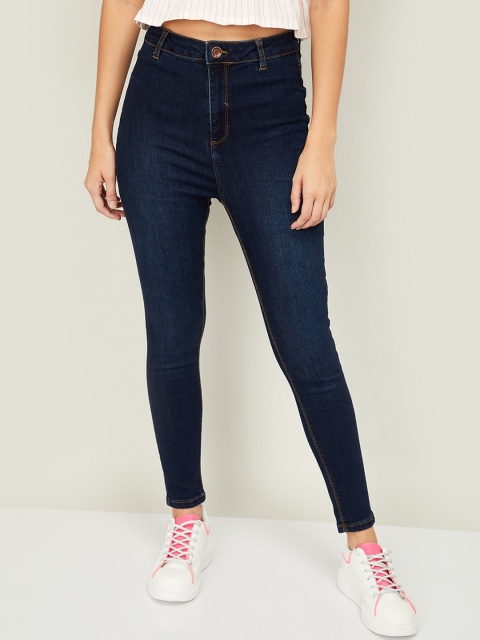 

Ginger by Lifestyle Women Blue Skinny Fit Jeans