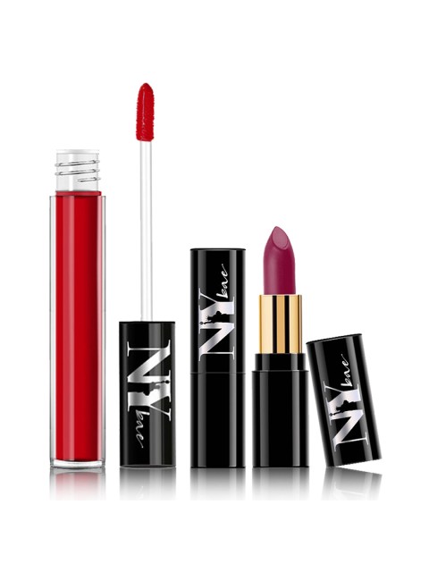 

NY Bae Set of 2 Matte & Liquid Lipsticks, Multi