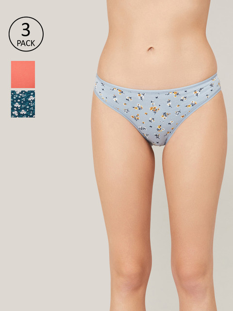 

Ginger by Lifestyle Women Pack Of 3 Assorted Bikini Briefs 8903734296270