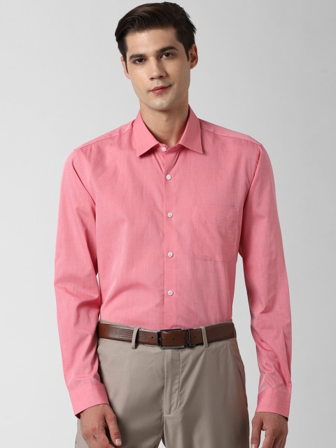 

Peter England Elite Men Red Cotton Formal Shirt