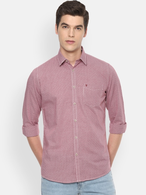 

Van Heusen Sport Men Maroon Slim Fit Printed Casual Shirt