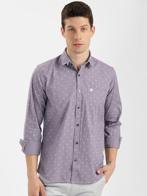 

V2 Value & Variety Men Blue Slim Fit Printed Casual Shirt
