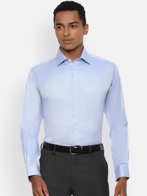

Van Heusen Men Blue Casual Shirt