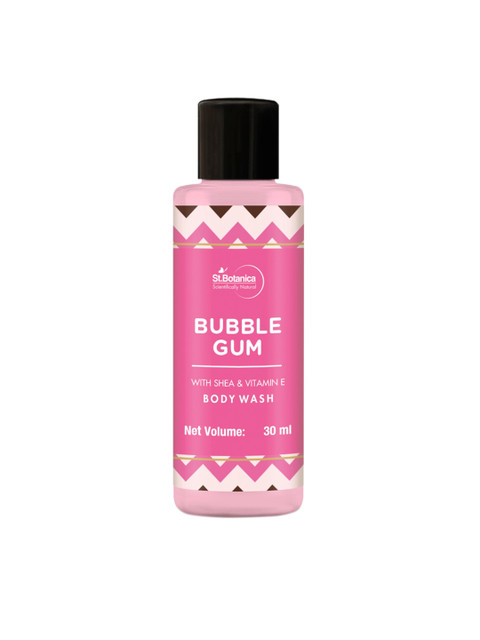 

StBotanica Bubble Gum Body Wash With Shea & Vitamin E 30 ml, Pink