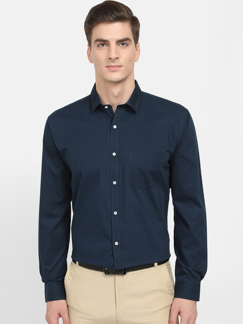 

V2 Value & Variety Men Navy Blue Casual Shirt