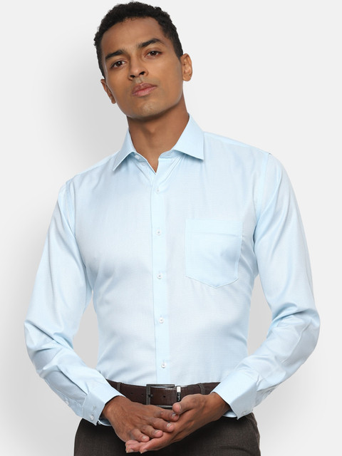 

Van Heusen Men Blue Slim Fit Casual Shirt