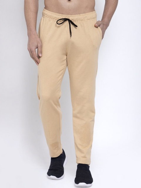 

NEUDIS Men Beige Solid Cotton Lounge Pants