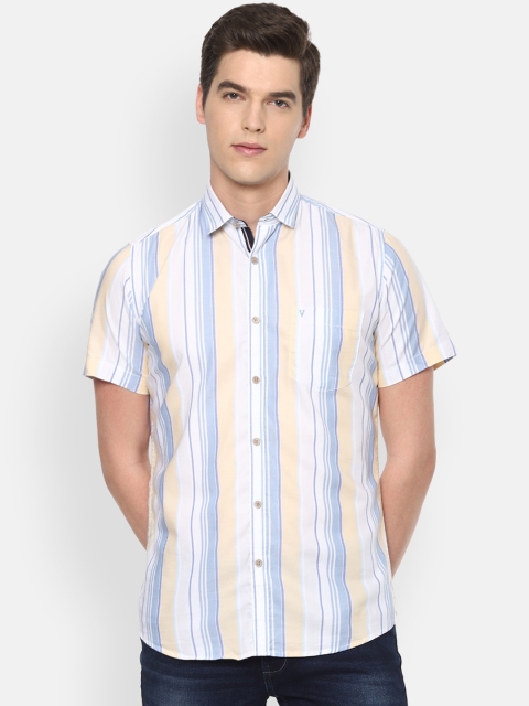 

Van Heusen Sport Men Multi Slim Fit Striped Casual Shirt