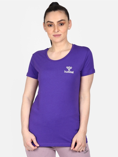 

hummel Women Purple T-shirt