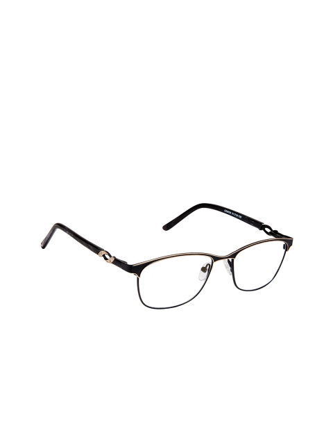 

Cardon Women Black & Gold-Toned Full Rim Cateye Frames