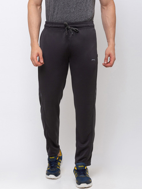 

Black Panther Men Charcoal Grey Solid Slim-Fit Track Pants