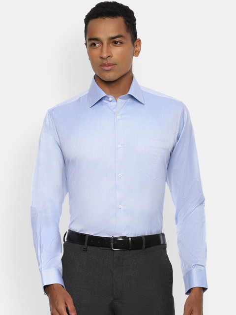

Van Heusen Men Blue Casual Shirt