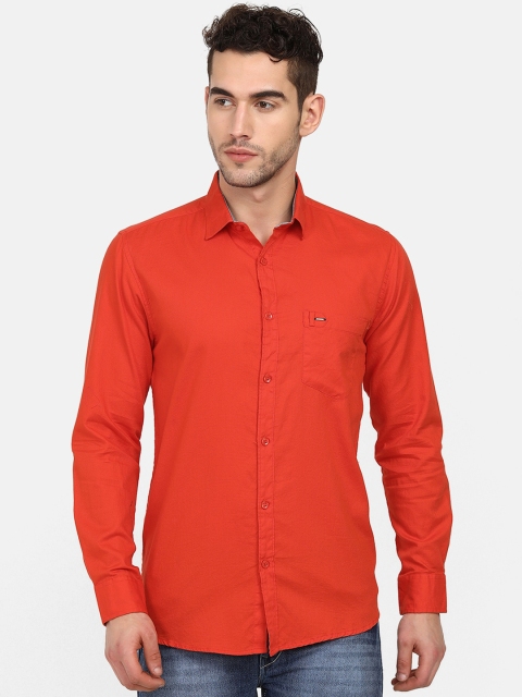 

V2 Value & Variety Men Orange Casual Shirt