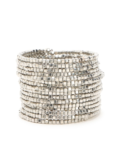 

FOREVER 21 Women Silver Multistrand Bracelet