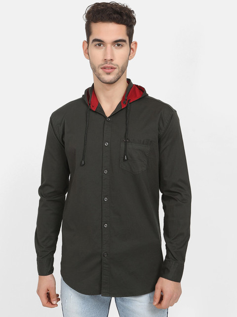 

V2 Value & Variety Men Green Slim Fit Casual Shirt