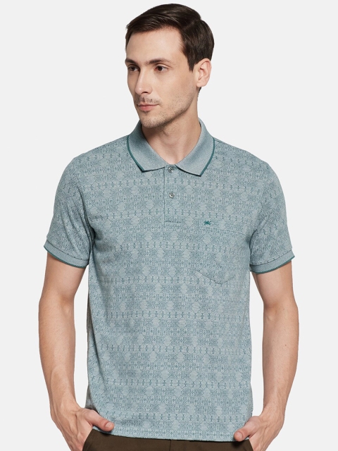 

Monte Carlo Men Green Polo Collar T-shirt